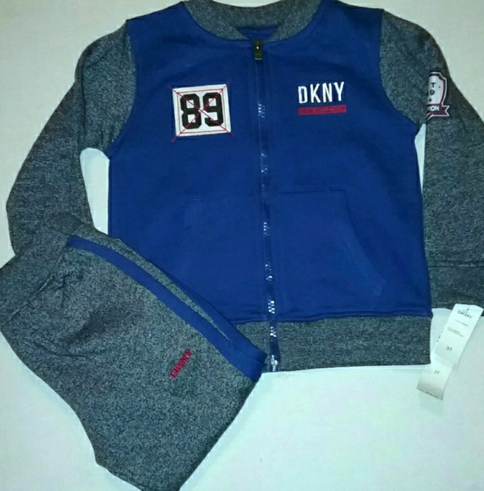 Dkny Boys Toddler 2pc Jogger Set- 3T